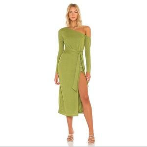 REVOLVE Lovers and Friends Kayla Midi Dress in Green Size S
